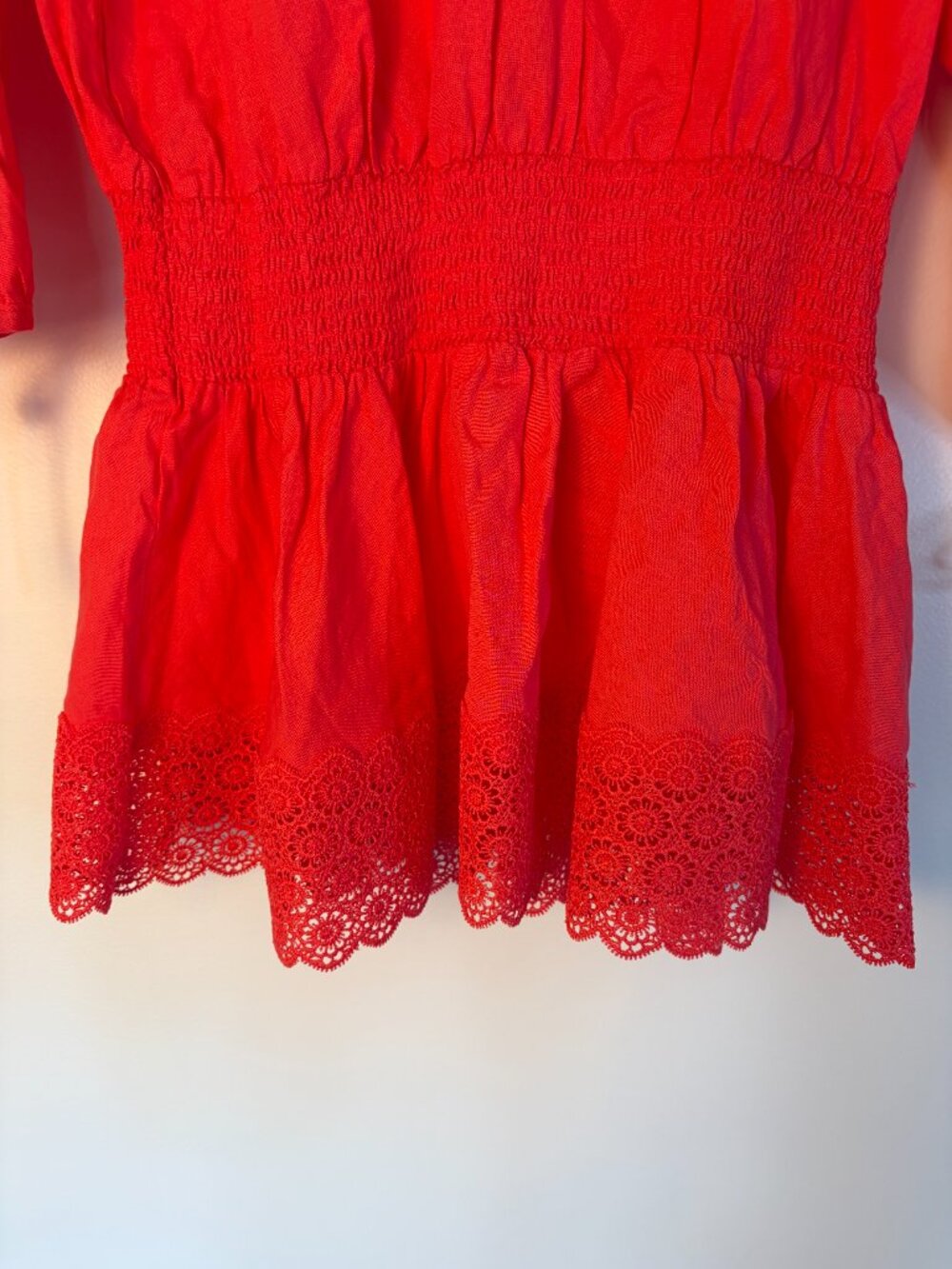 Victoria Secret Swim Coral Longsleeve Swimsuit Coverup - Picture 2 of 7
